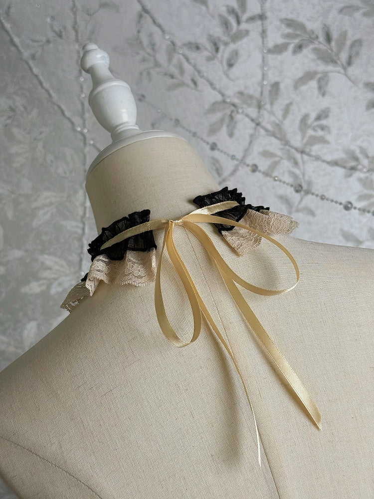 / Champagne Choker BlackGold Silver