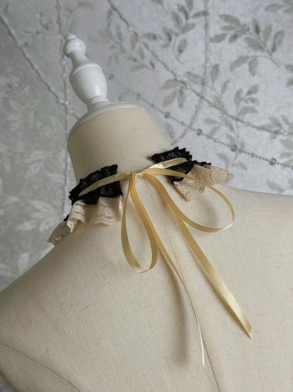 / Champagne Choker BlackGold Silver