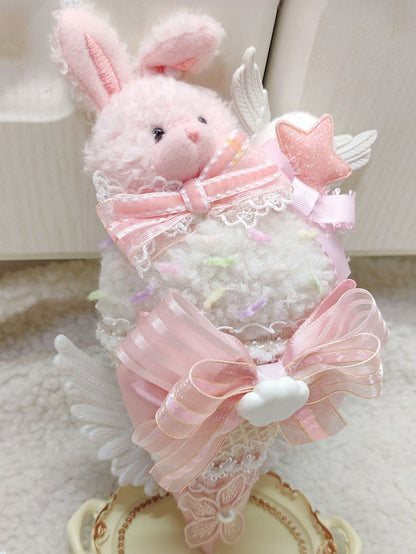 Hairclip/Brooch Cream Lolita Ice Bunny Sweet Pink