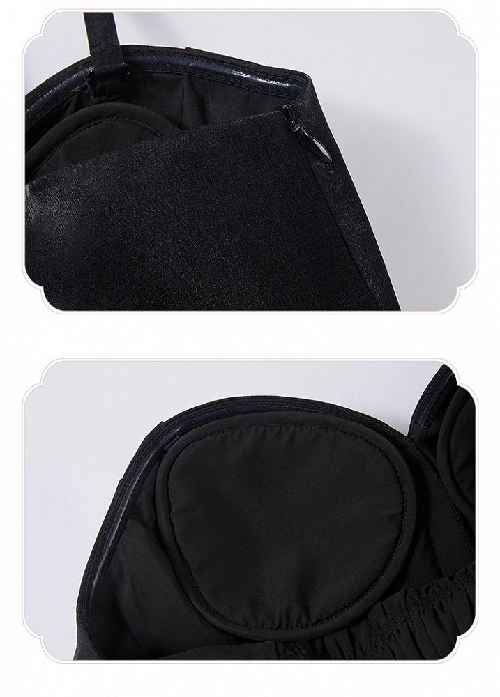 Newspaper Layered Handkerchief Skirt Elegant Dress Lolita Jumper Skirt