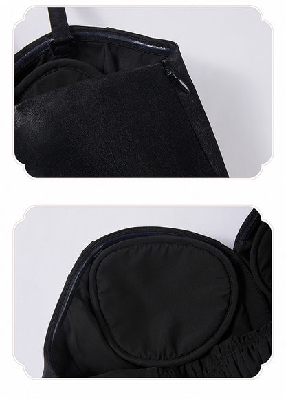 Eleganter Rock, mehrlagiges Pulloverkleid, Lolita-Print, Zeitungstaschentuch