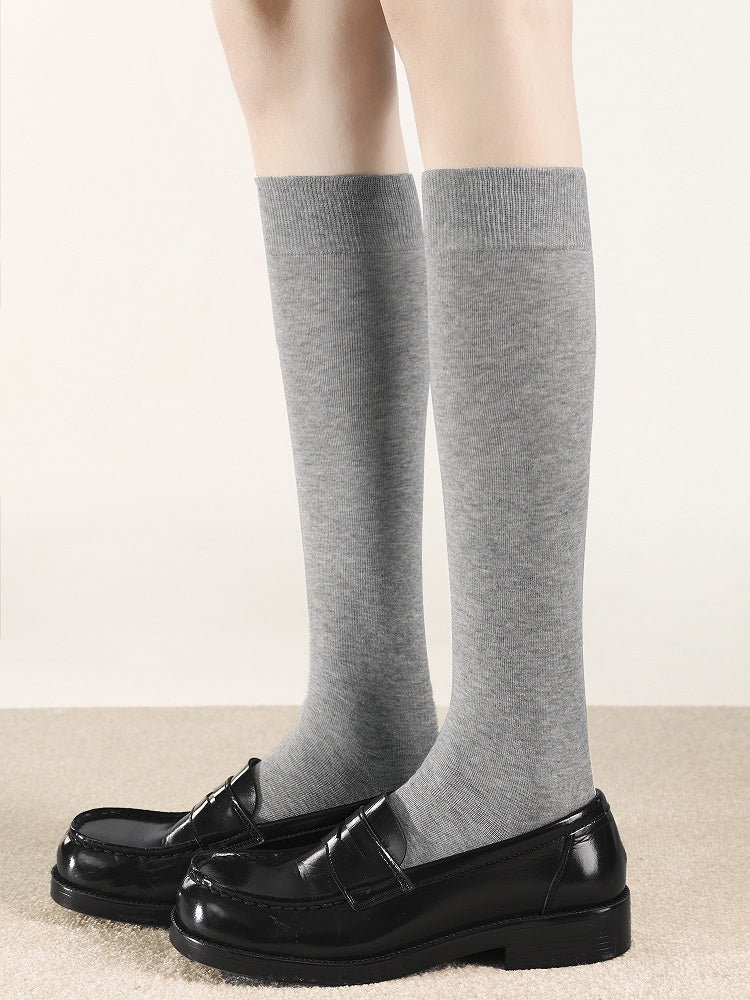 Minimalist Calf Slimming 5 Solid Colors Color Socks