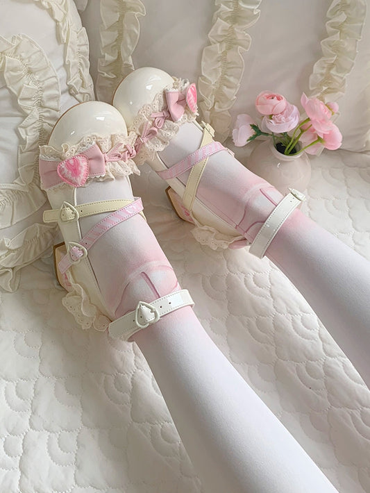 Jane White Chocolate Mary Shoes Cake Lolita Sweet Strawberry