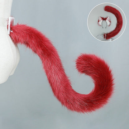 Lolita Cute Tail Colors Faux 8 Fur Kitty