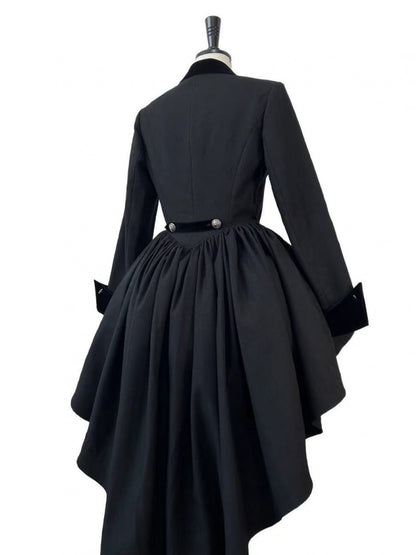 ブラック王子ファッション ゴシックロリータ テールブレザー