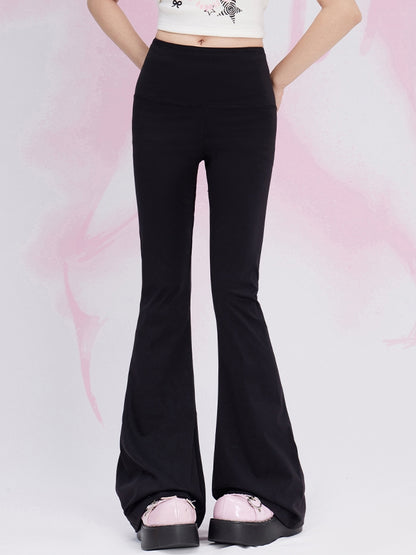 Schwarze Fischschwanzhose