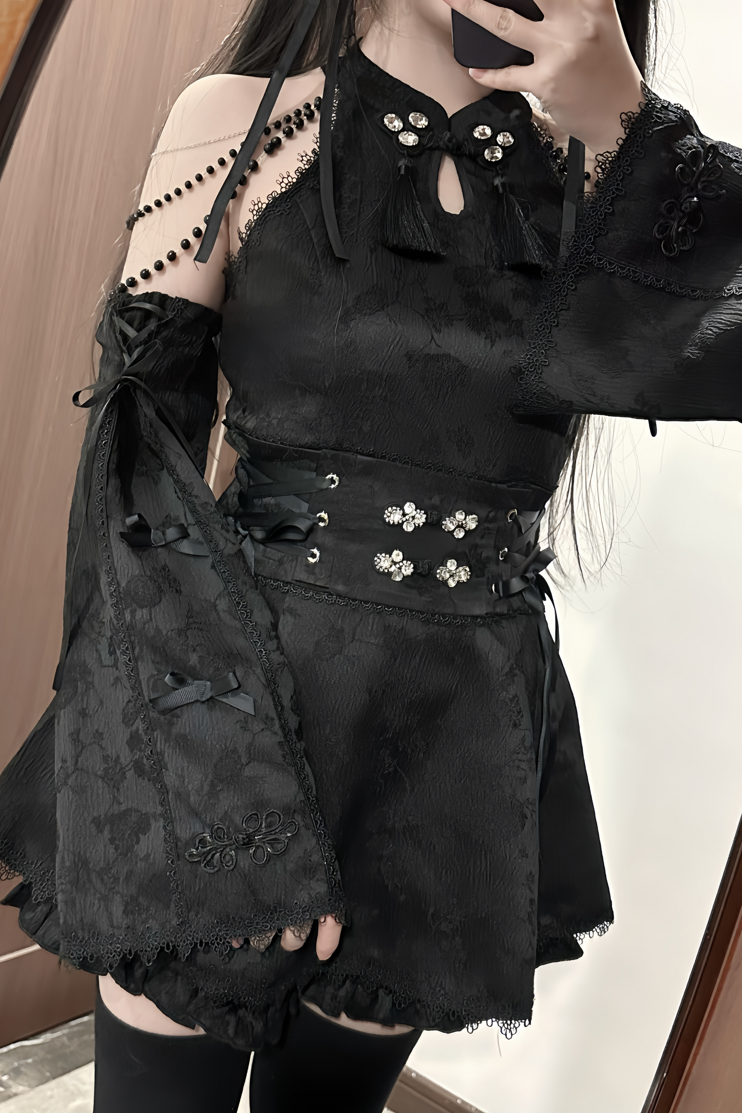 フリルスタンド+トップアイテムチャイナマインリザーブパンツアクセサリー