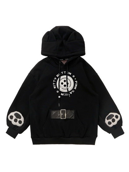 Plash Schwarzer Anzug mit langem Rock und Schweißband