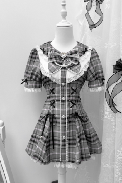 パフスリーブパンツ リボントップスインナー +