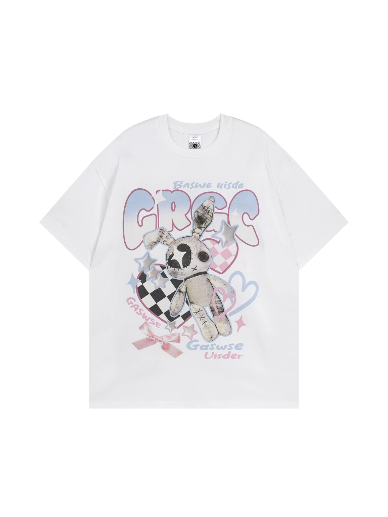 Rabbit T-Shirt Print Dark