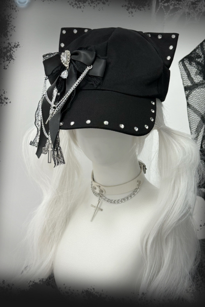 Katzenohrstecker-Kappe