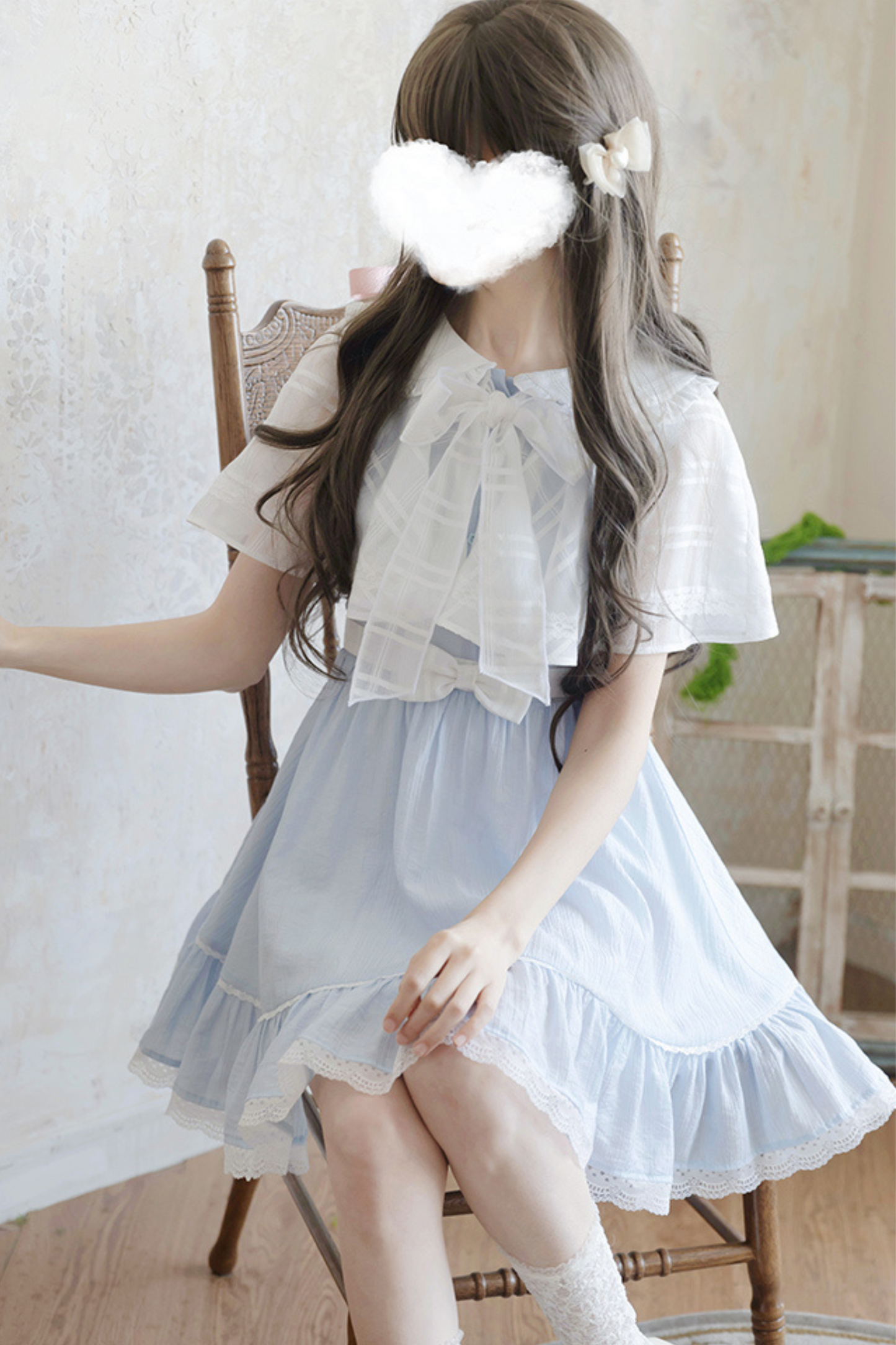 Zwei Vintage Klares Süßes Stück Kleid