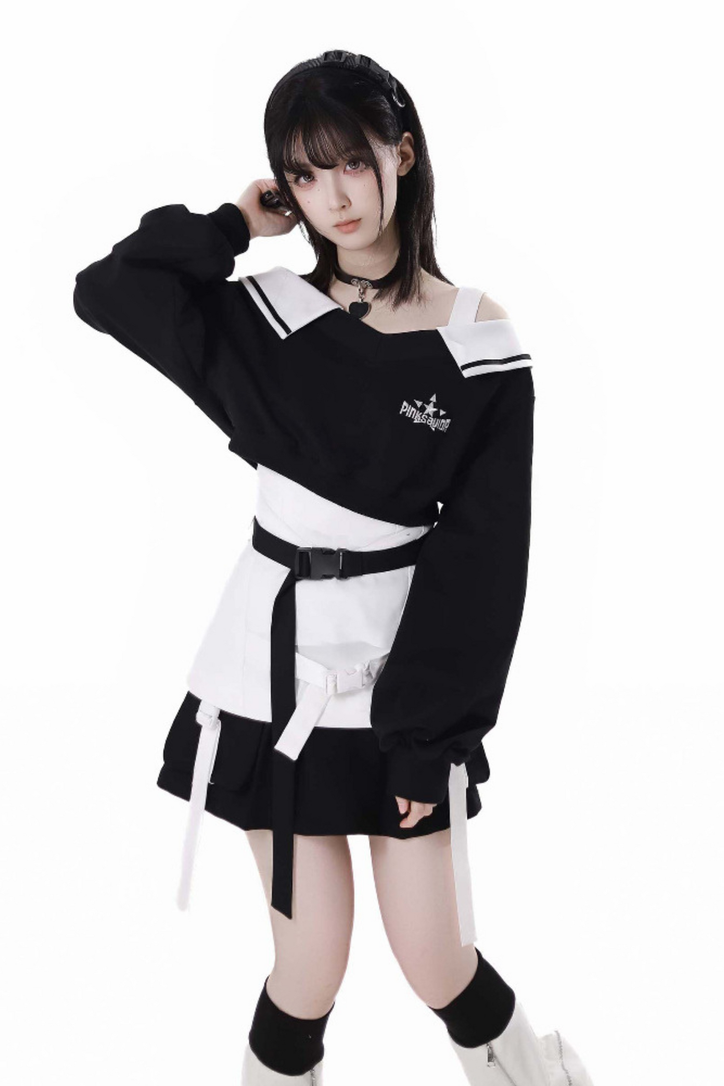 + キャミソール レッグスカート モードウォーマー サイバートップ