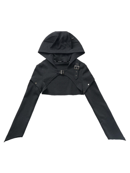 スーツ迷彩柄 取り外し可能デザイン パーカー オリジナルスリーブ ウルフ