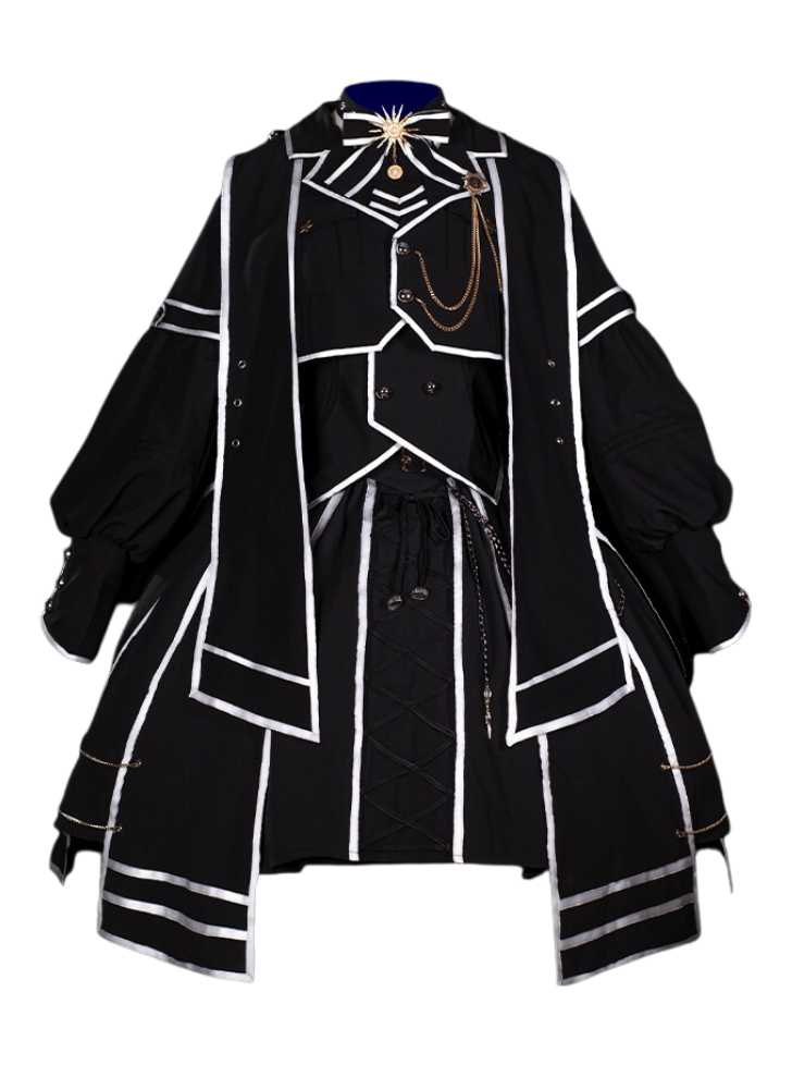 Lolita Army Judgement Uniform Knight Military Set Low