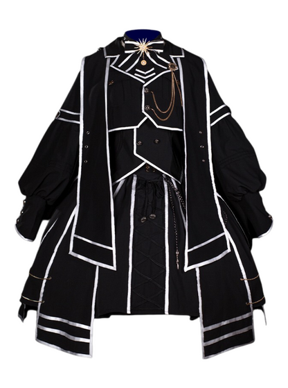 Lolita Army Judgement Uniform Knight Military Set Low