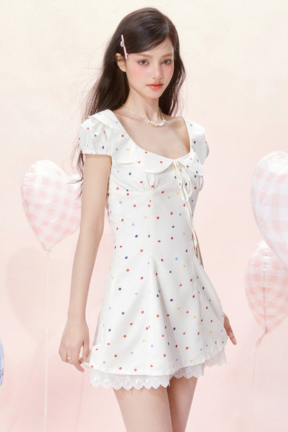 Kleid Jumping Dot Color