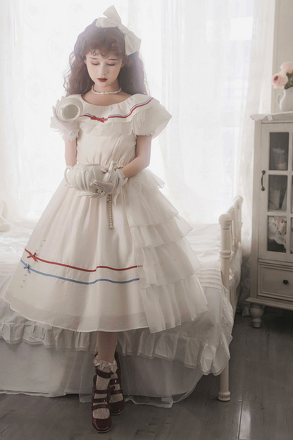 Lolita Dress Flared Volume Little