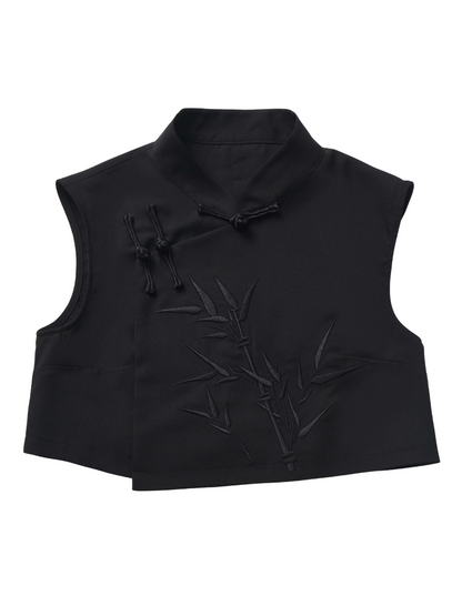 Design Print New Bamboo Schwarz Anzug China Weiß