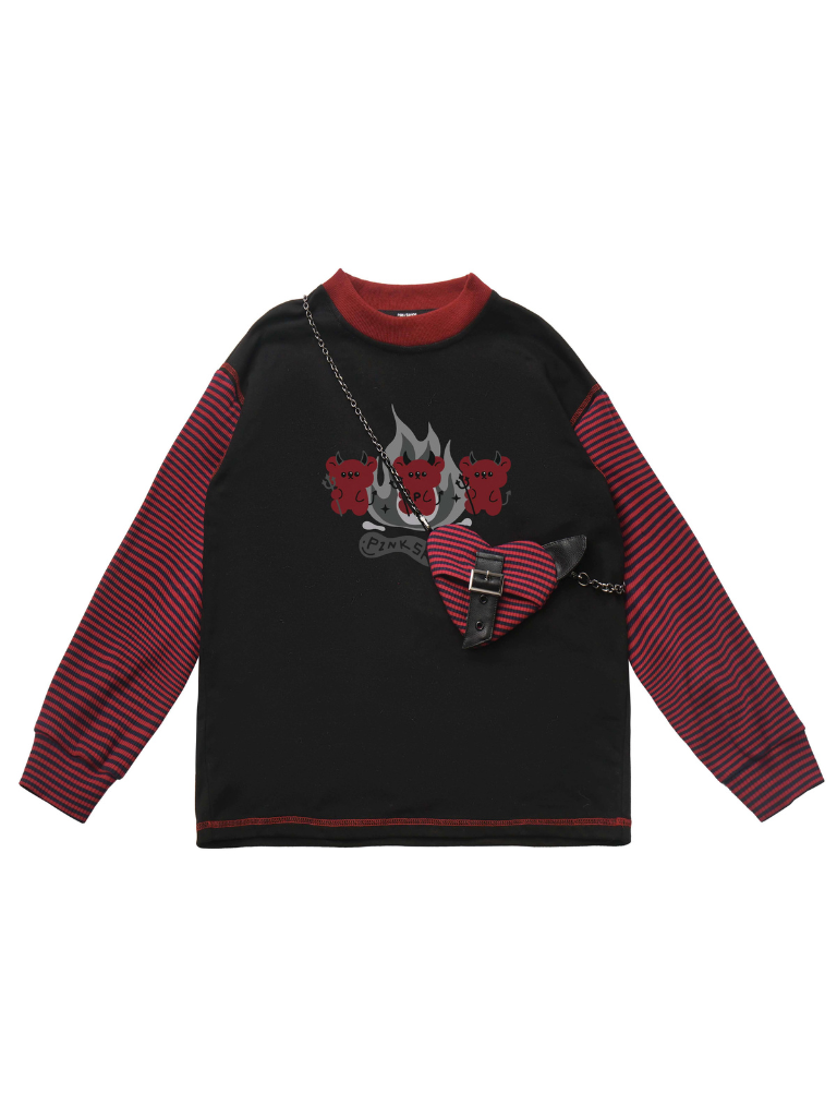 Contrast Bag Color Lost Border Crossbody Paradise