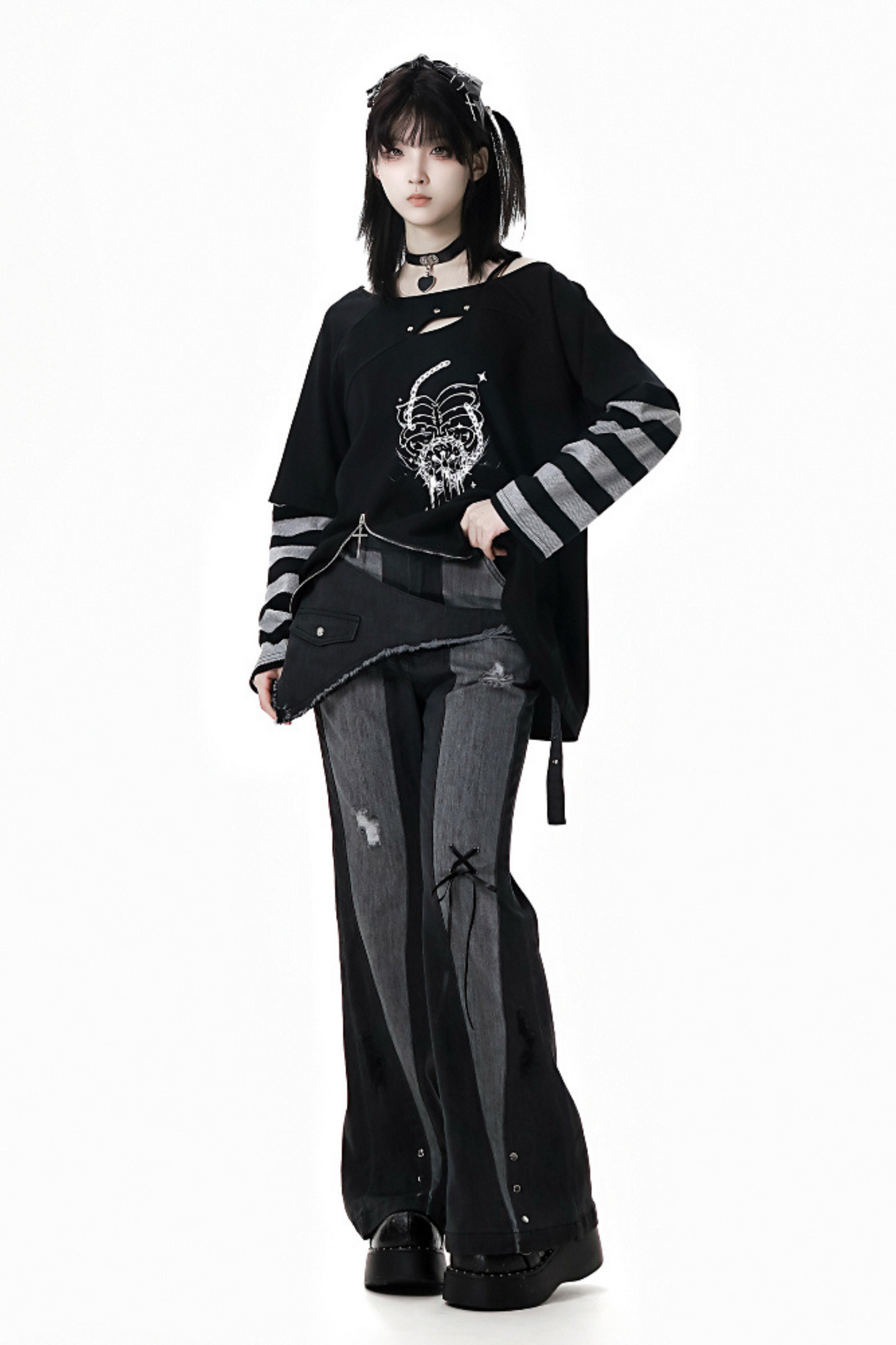 デザインパンツ デニムモード