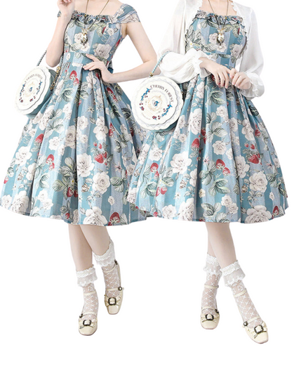 Lolley Kleid + Cardigan Ta Trochrasic Elegan Forest Basket