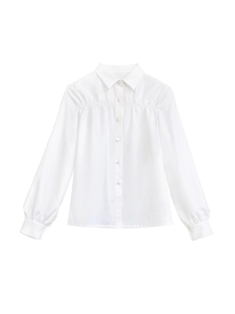 Shirt Beere Lange Wilde Ärmel + Puff Shirt Ärmel Kuchen Krawatte Rock Set Hosenträger Tutu