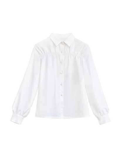 Shirt Beere Lange Wilde Ärmel + Puff Shirt Ärmel Kuchen Krawatte Rock Set Hosenträger Tutu