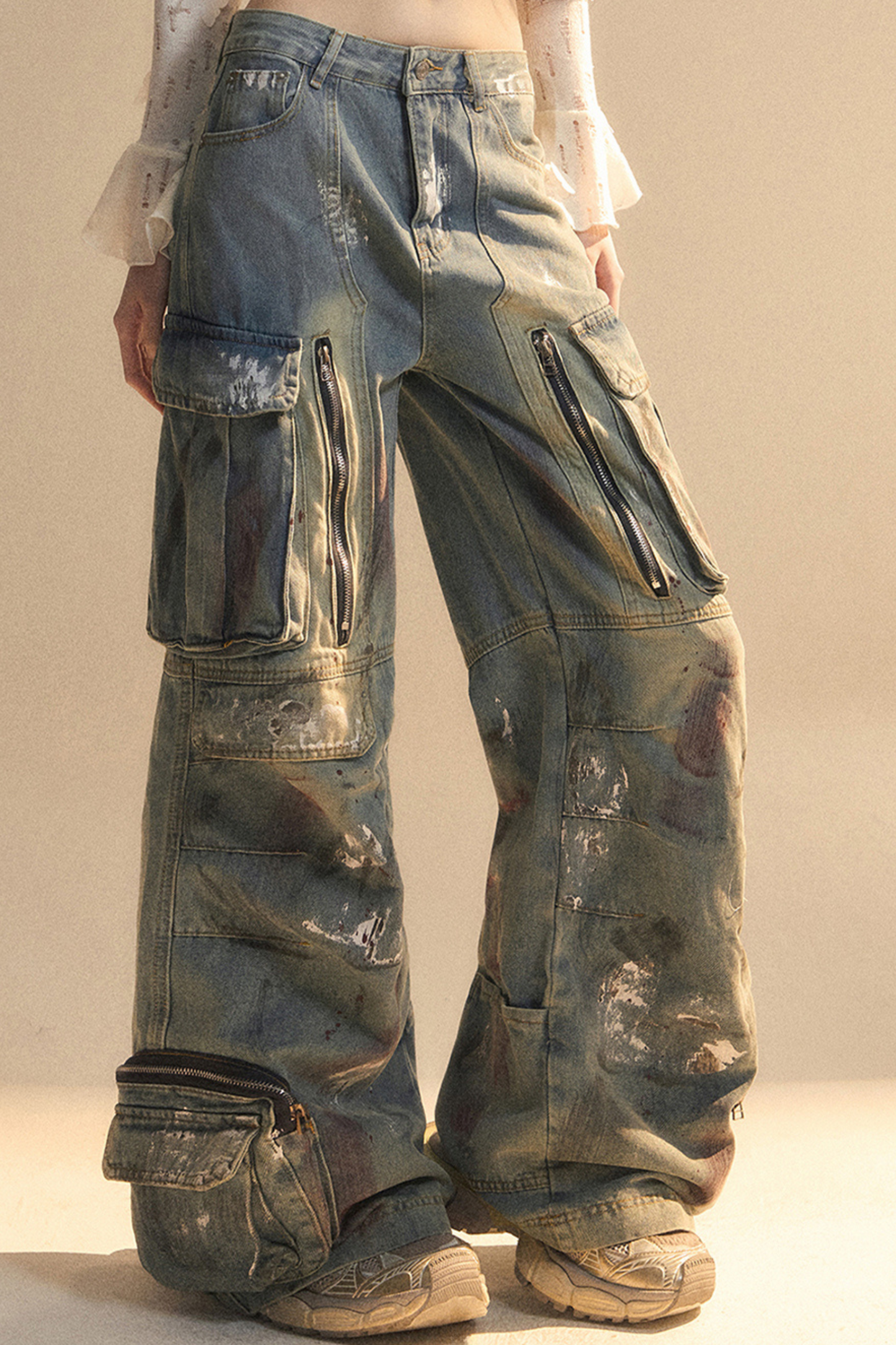 Pants Breeze Leg Jeans Wide