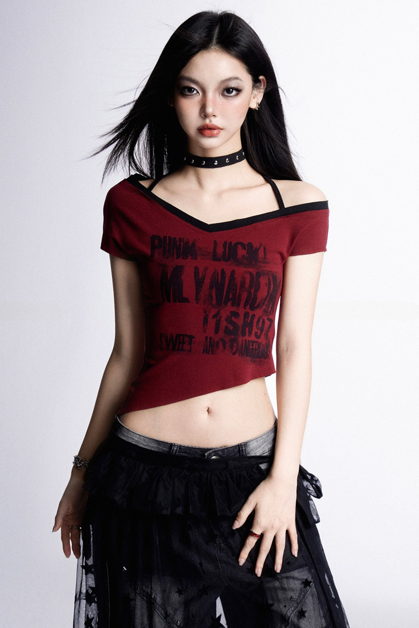 アシンメトリーTシャツ クールスイート