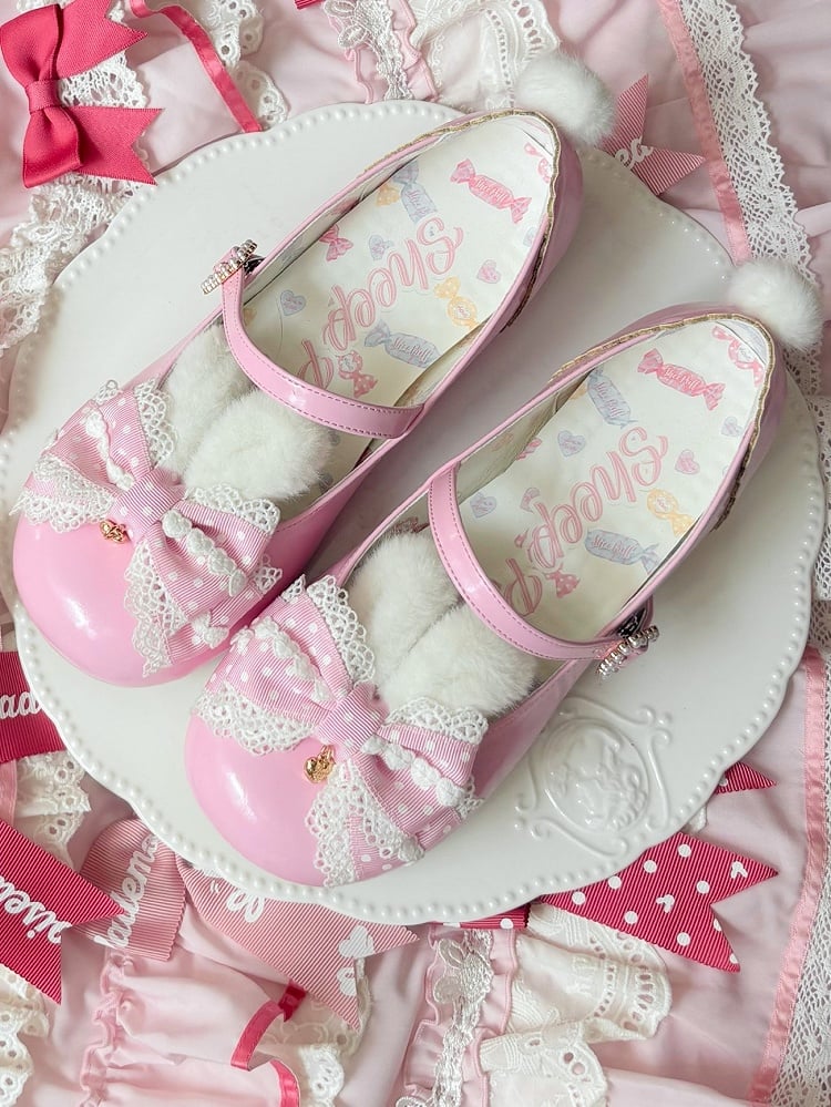 Bow with Pink Shoes Mary Lolita at Sweet Jane Top