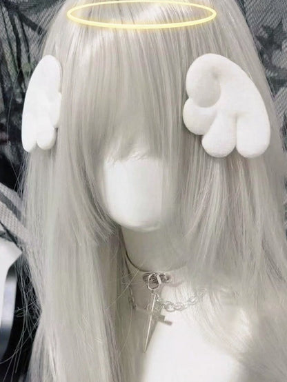 Kawaii White Wing Hairclip - Post-2000 Gift Shop