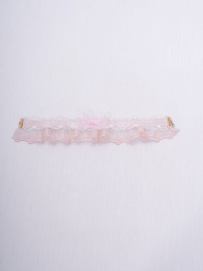Blue/Pink Lace Sweet Lolita Choker - PG Lullaby