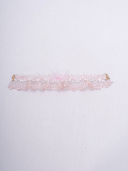 Blue/Pink Lace Sweet Lolita Choker - PG Lullaby