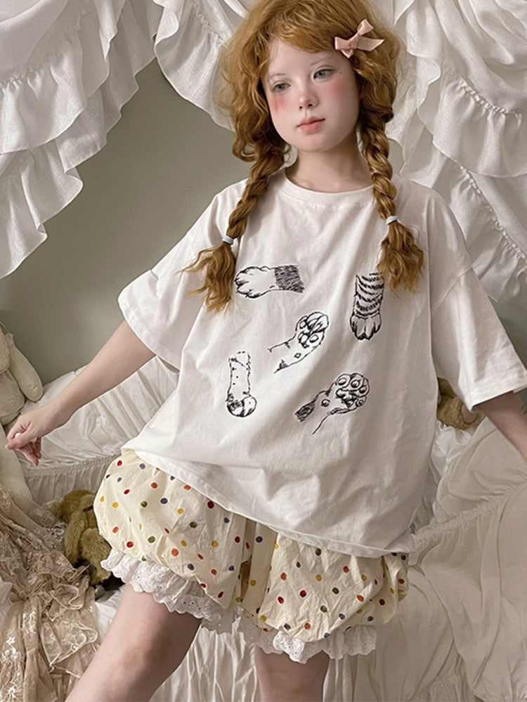 T-Shirt mit Grafik-Print „Kitty Claw“
