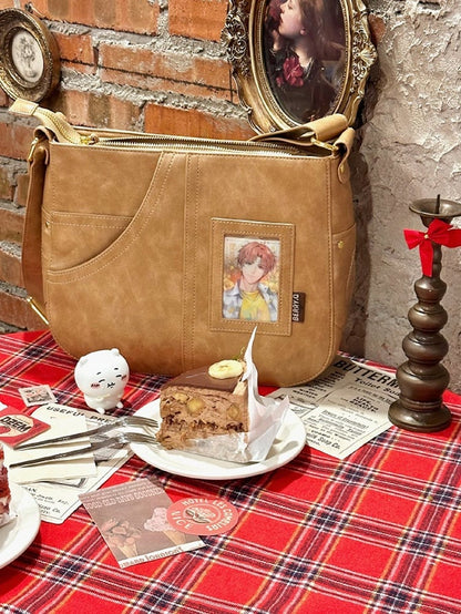 カーキ ウェイストランド パンク 大容量 イタバッグ