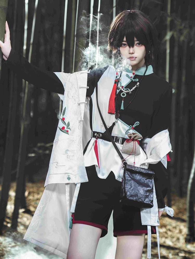 王子ショーツ カフス トリミング ブラック ロリータ 赤