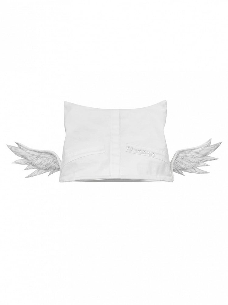 Wings Elf Angel White Hat