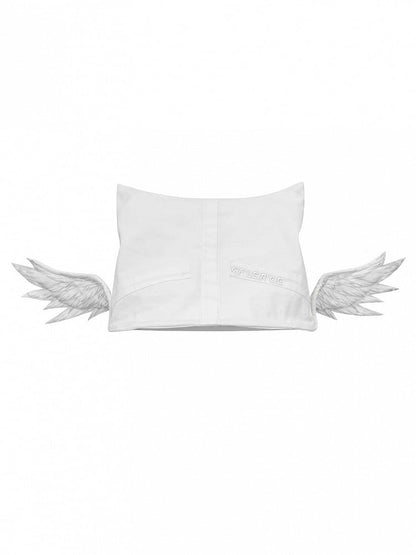 Wings Elf Angel White Hat