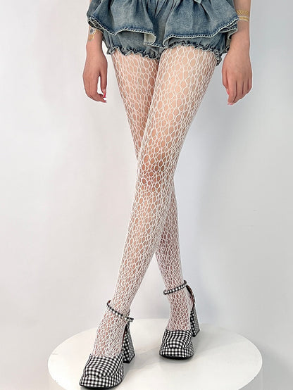 6 Design Y2K Cut-out Options Color Tights