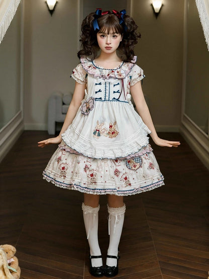Bunny White Sweet Lolita Schürze