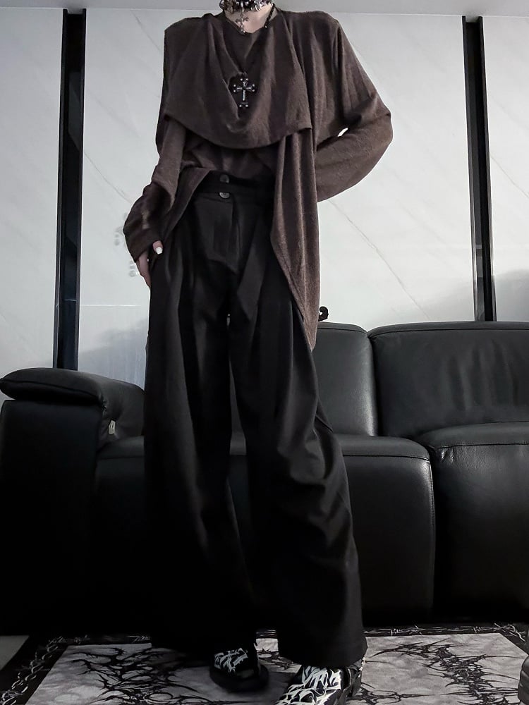 Ouji with Lolita Top Short/Long Coffee Neckline Scarf Sleeve