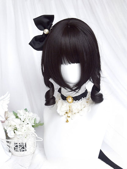 Kurze Farboptionen 6 Pony 25CM mit geschnittener Bob-Perücke