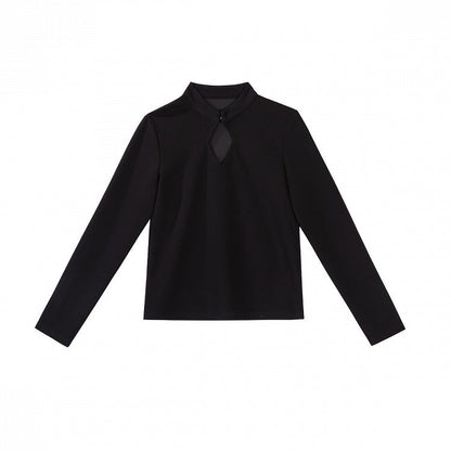 Hem Sleeves Cross Shorts Black Ouji Lolita Curved + Embroidery Bat-Wing Cape Long Top Gothic