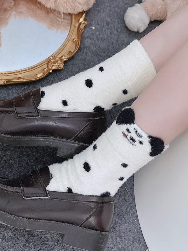 Cute Puppy Calf Socks