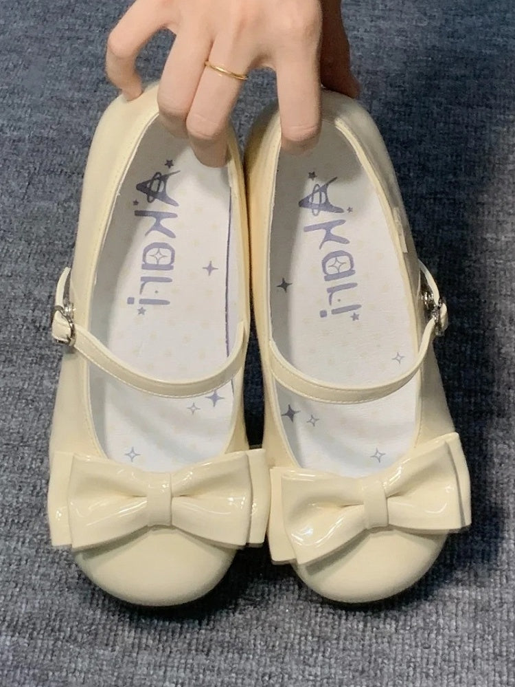 Lolita Mid-heel Mary Janes Tea Sweet – Party Shoes Yellow