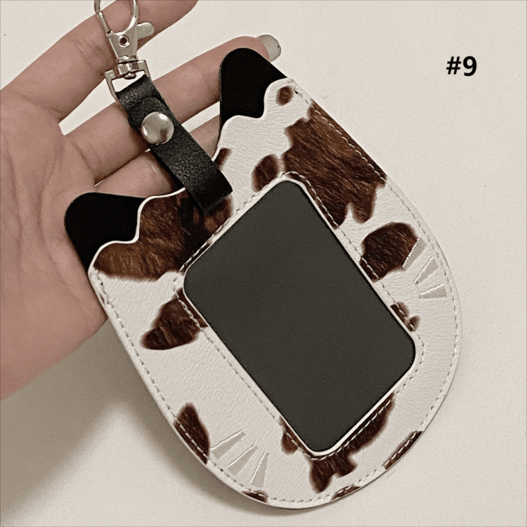 Colors Cat Holder Ear 9 Card Rectangle-shaped