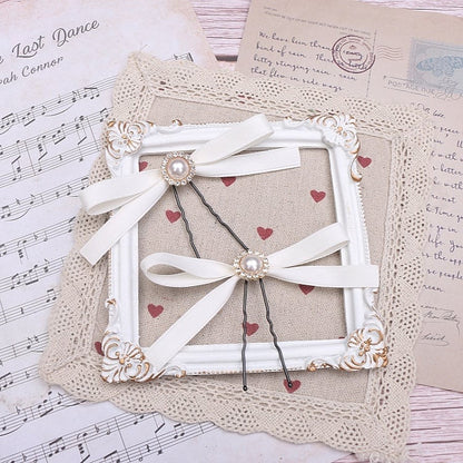 Bowknot Hair 6 Pearl Kei Clip Color Jirai Options