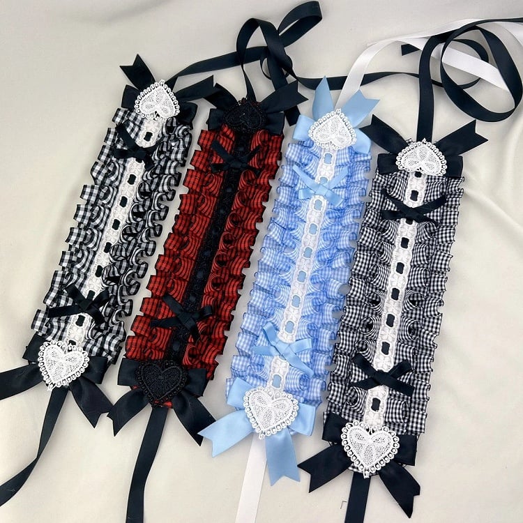 Hairband (4 Options) Gingham Ruffled Color