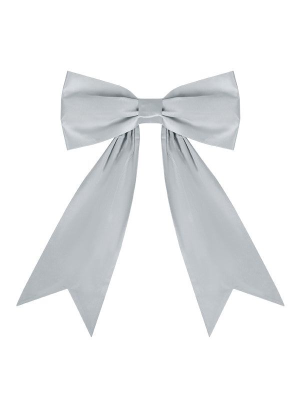 Beige Bow Gray Big Blue /